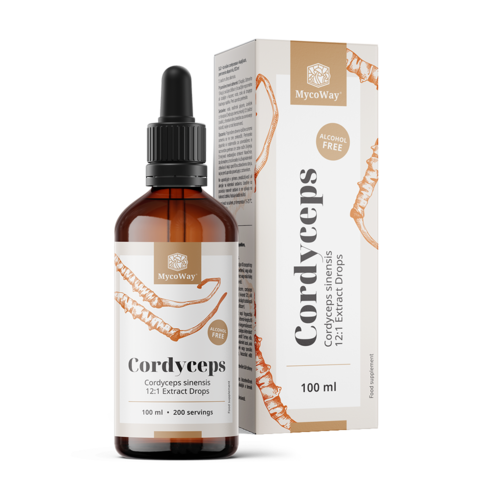 Cordyceps – izvleček v kapljicah, 100 ml